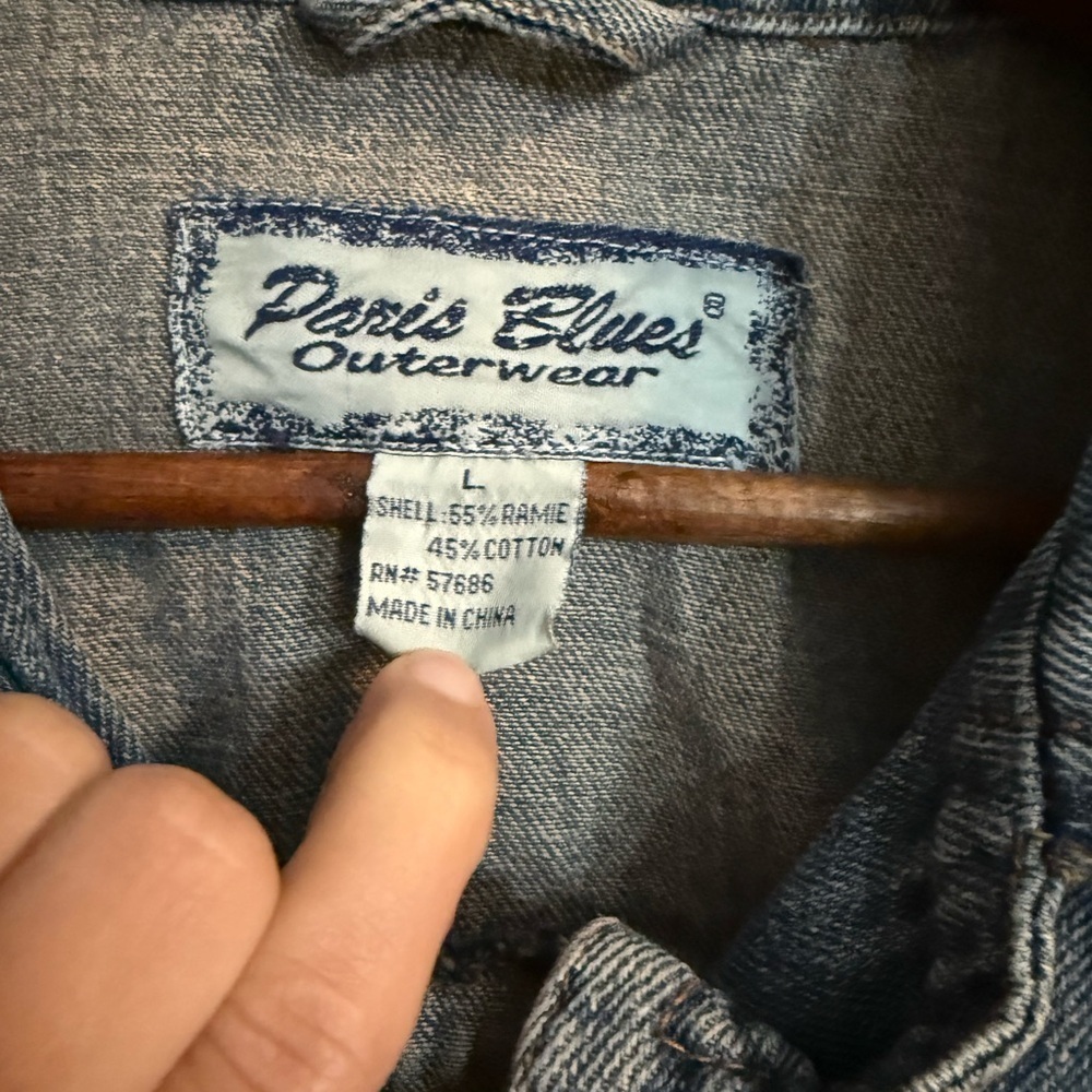 Paris Blues Outerwear Vintage Y2K Jean Jacket - Picture 3 of 4